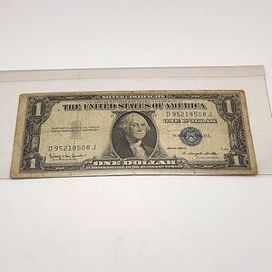 Series 1935 H One Dollar Silver Certificate Blue Seal